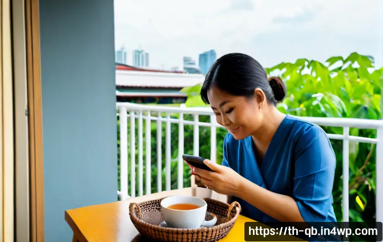 Home 17 정보 다이어트법과 개인적인 행복 - Photorealistic Thai lifestyle scene of a relaxed middle-aged woman in a bright Bangkok apartment, pl...